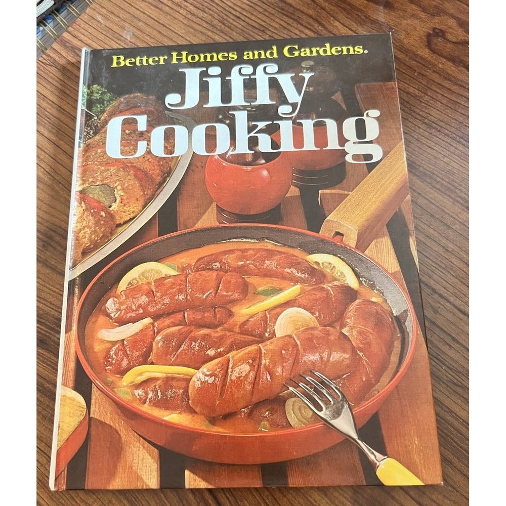 Vtg Better Homes‎ and Gardens Jiffy Cooking 1972 1st Edition 8th Printing EUC
